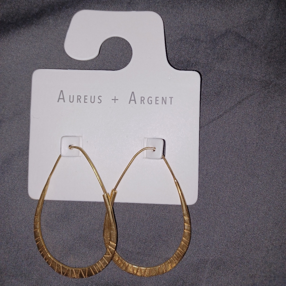 Gold plated earrings